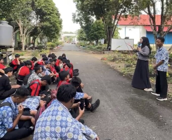 Penyampaian Visi dan Misi Calon Ketua Osis SMK YPK Banjarbaru