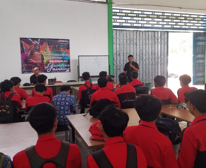 Education Painting bersama Samurai