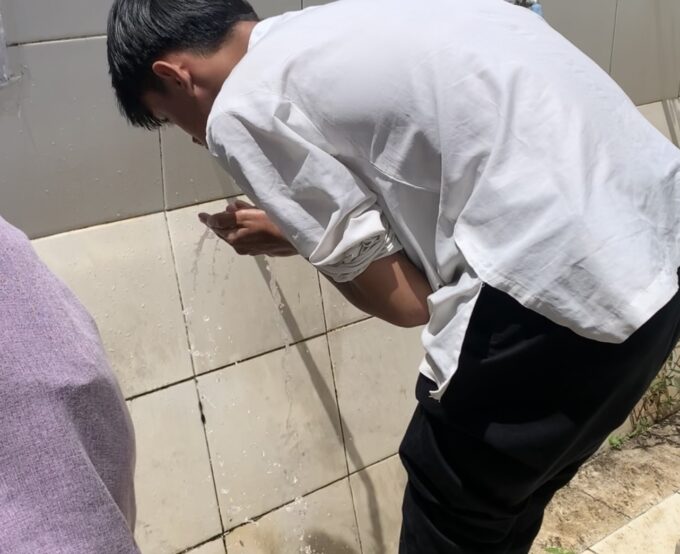 Pengambilan Nilai Praktik Wudhu dan Sholat